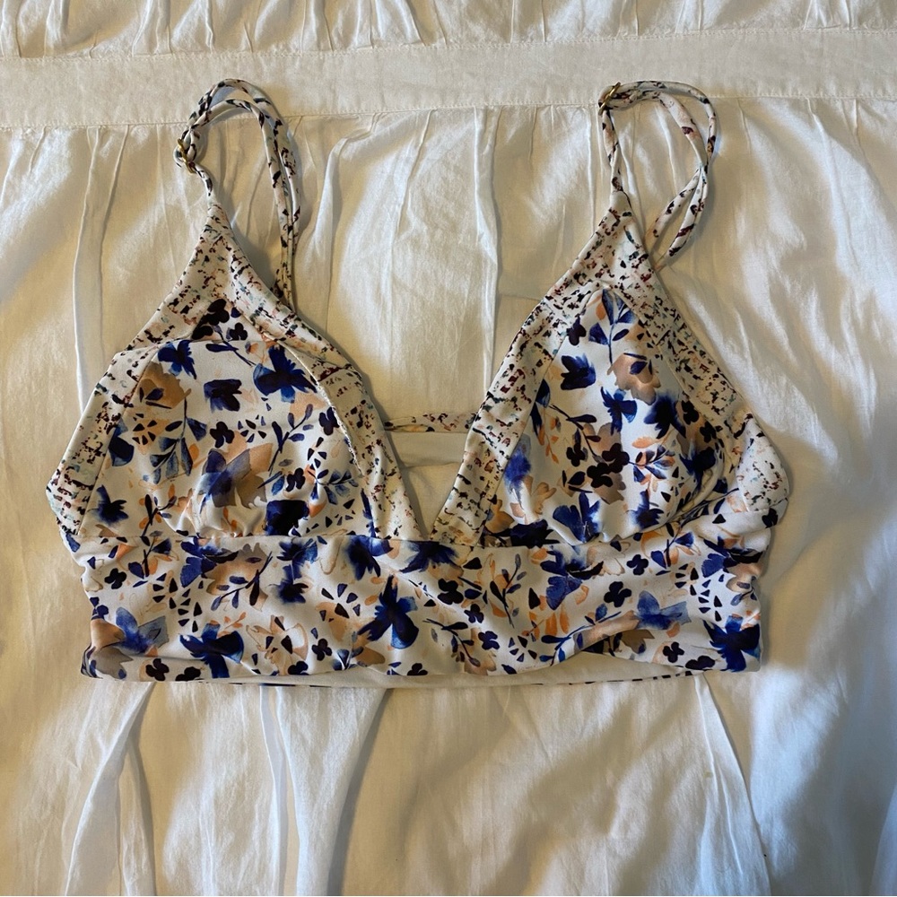 Patterned Bikini Top - image 1